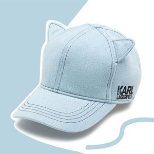 Karl Lagerfeld Cat Ear Baseball Hat